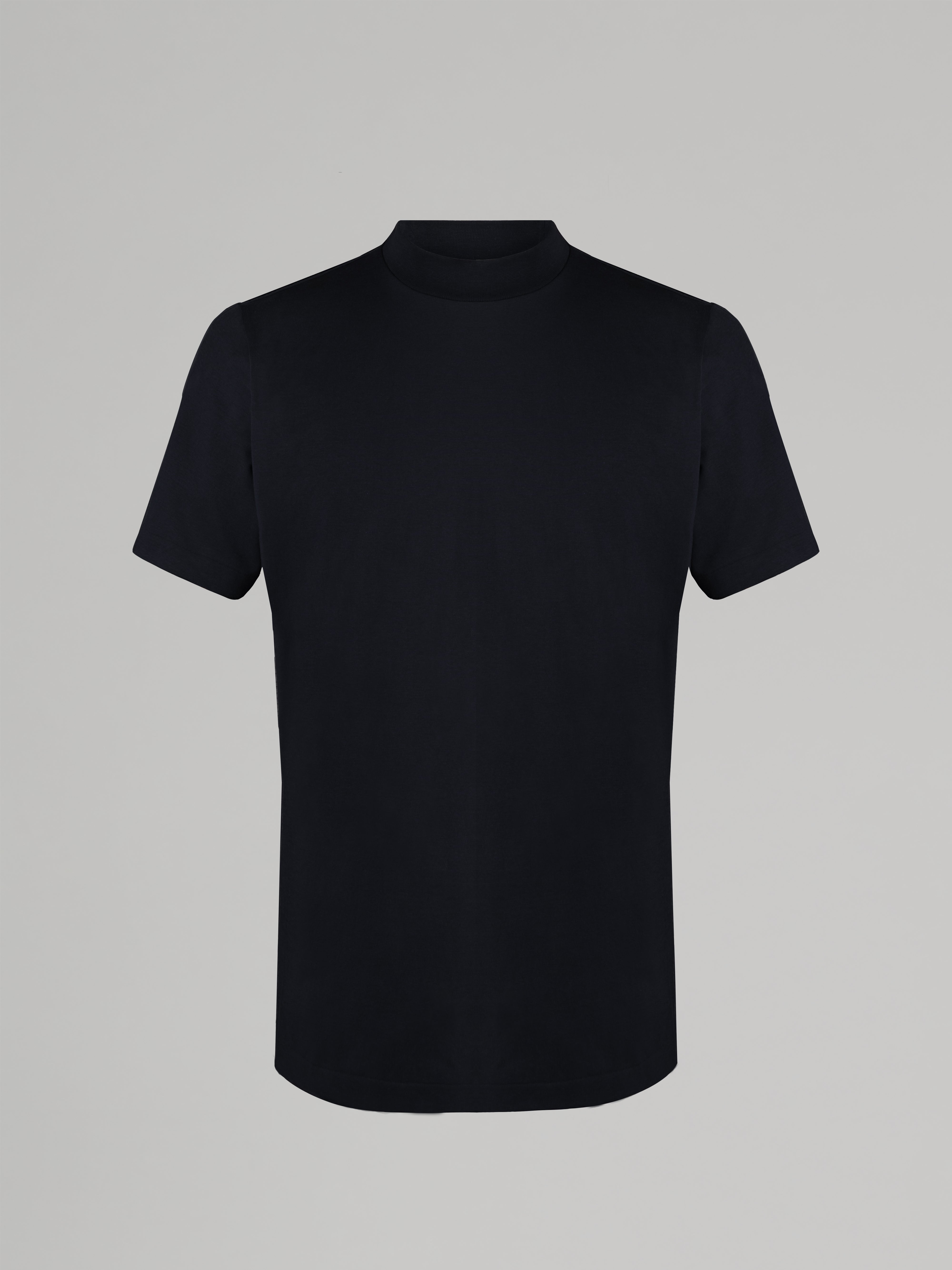 • SUPIMA® COTTON HIGH NECK T-SHIRT •