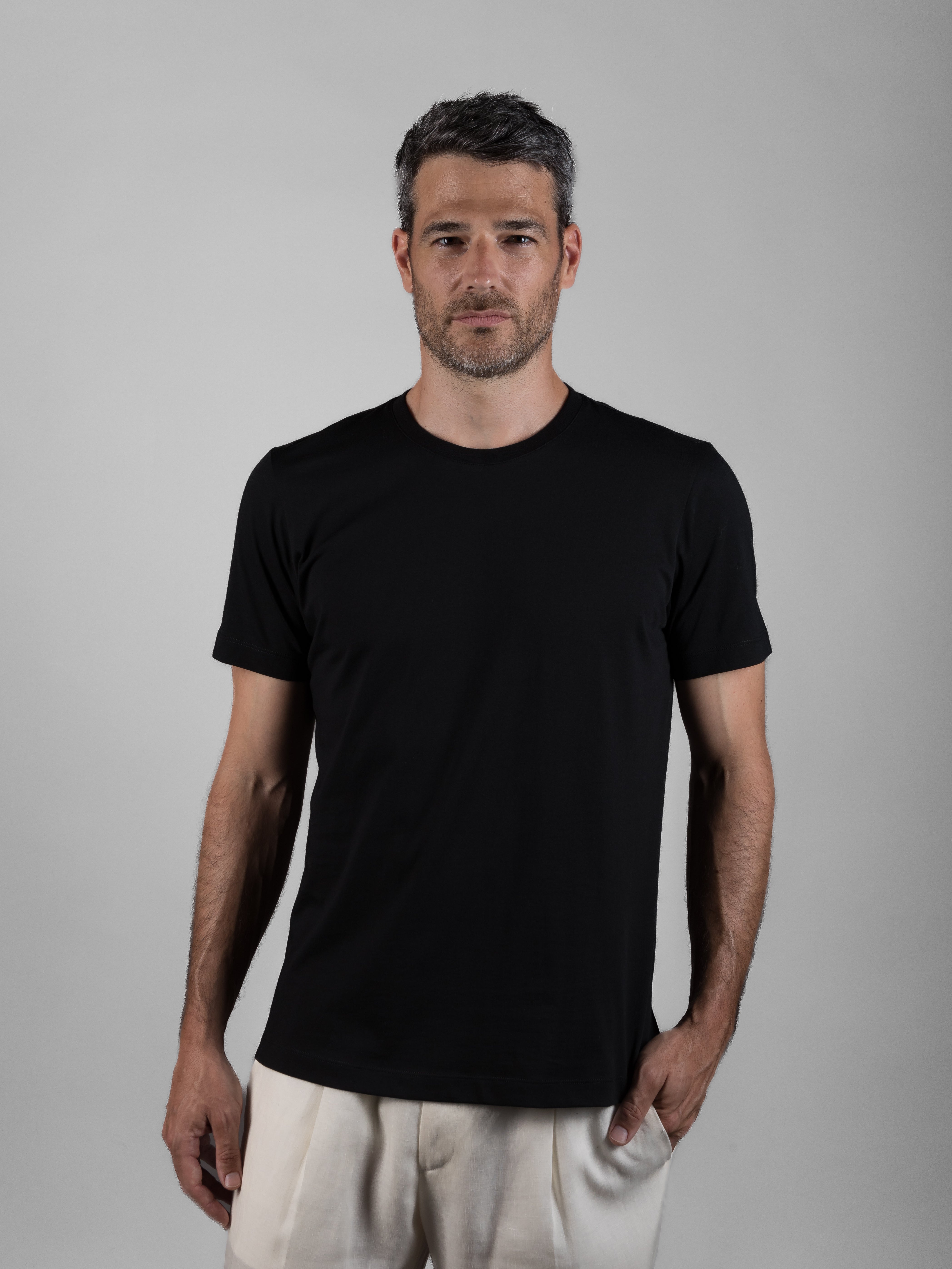 • SUPIMA® COTTON ROUND NECK T-SHIRT •