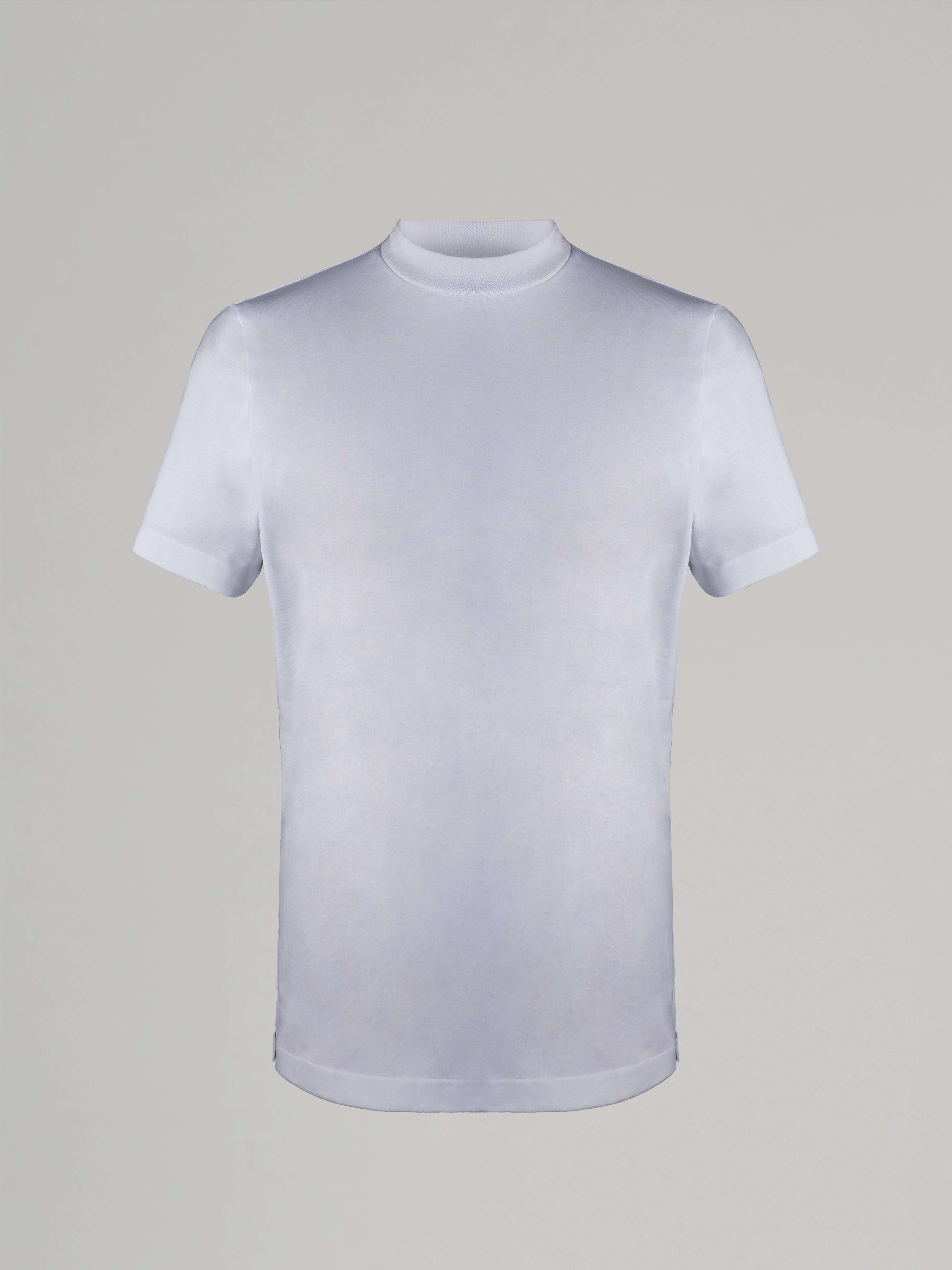 • SUPIMA® COTTON HIGH NECK T-SHIRT •